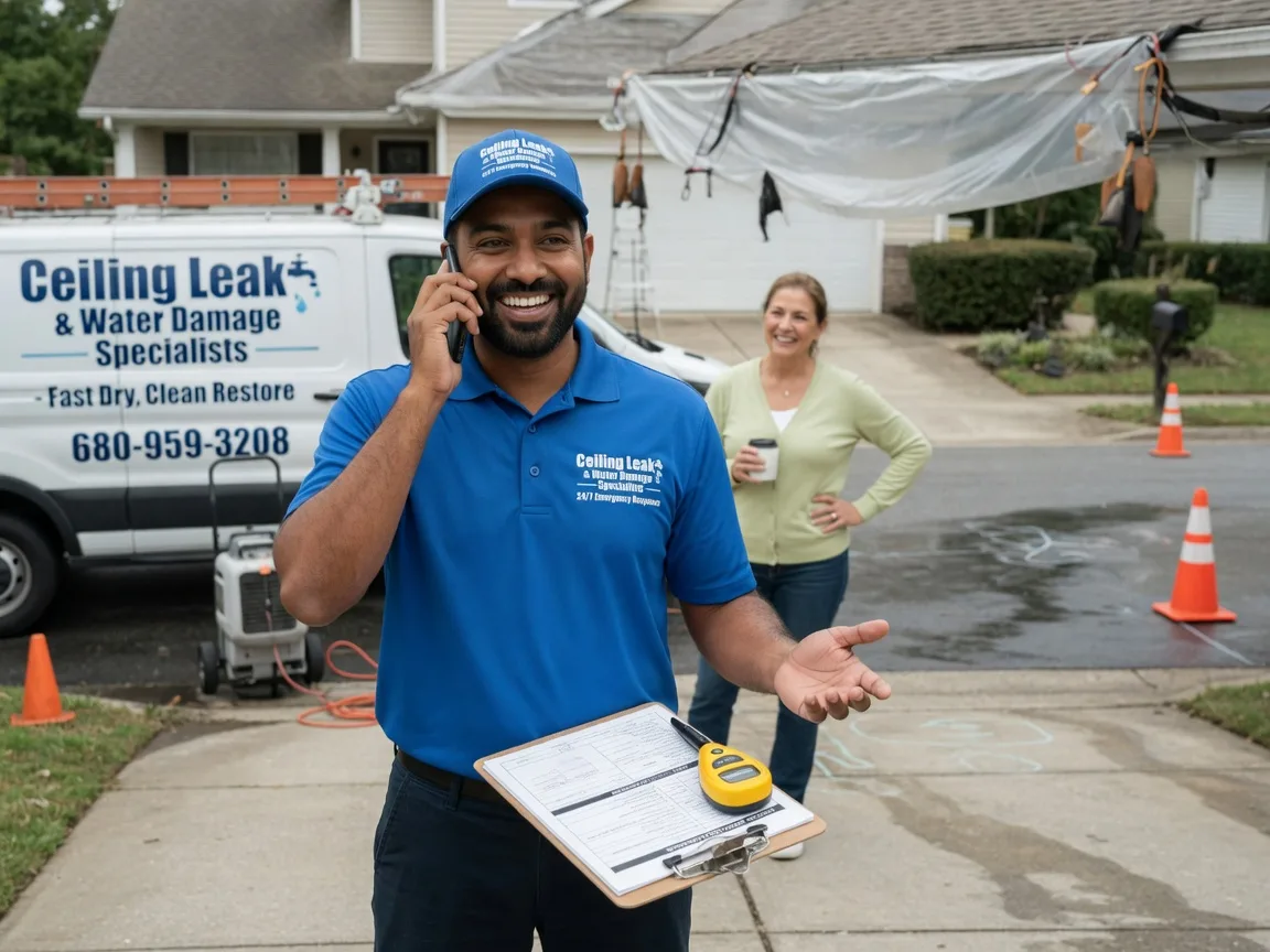 Ceiling Leak Cleanup Alma, NE FAQs
